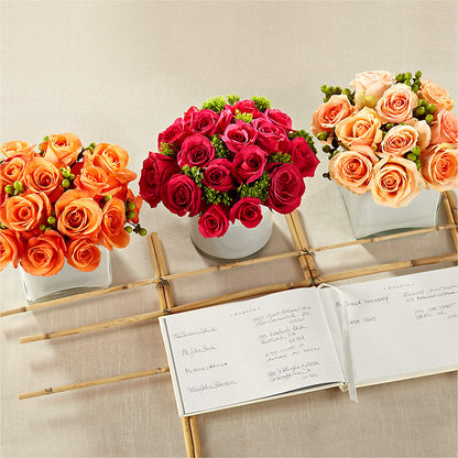Dawn Rose Centerpiece –  A Miracle Florist, Oxnard CA